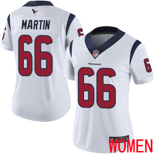 Houston Texans Limited White Women Nick Martin Road Jersey NFL Football #66 Vapor Untouchable